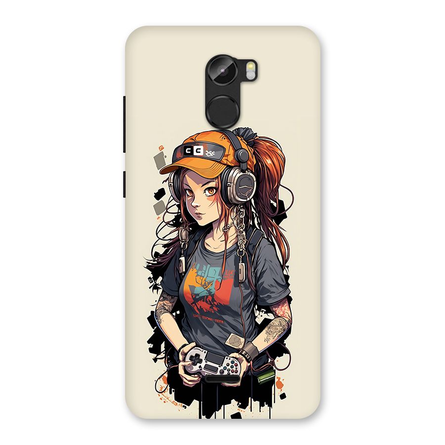 Cool Gamer Girl Back Case for Gionee X1