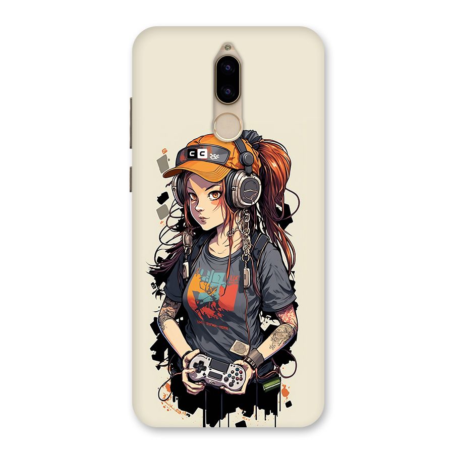 Cool Gamer Girl Back Case for Honor 9i
