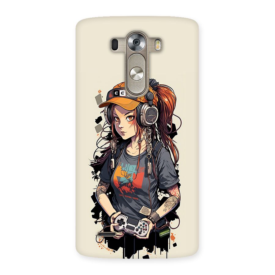 Cool Gamer Girl Back Case for LG G3