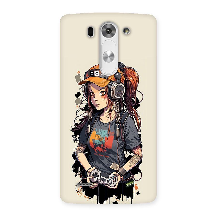 Cool Gamer Girl Back Case for LG G3 Beat