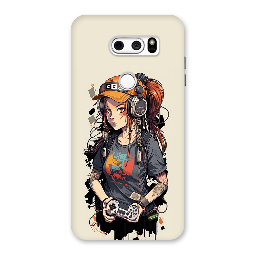 Cool Gamer Girl Back Case for LG V30