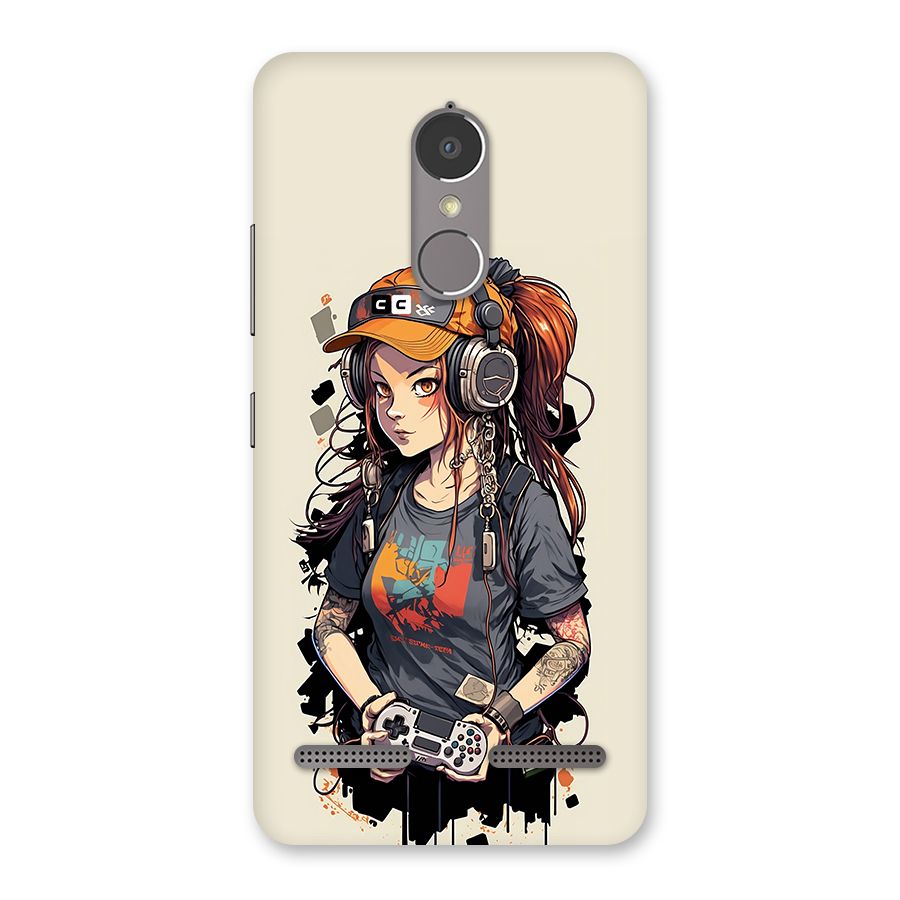 Cool Gamer Girl Back Case for Lenovo K6