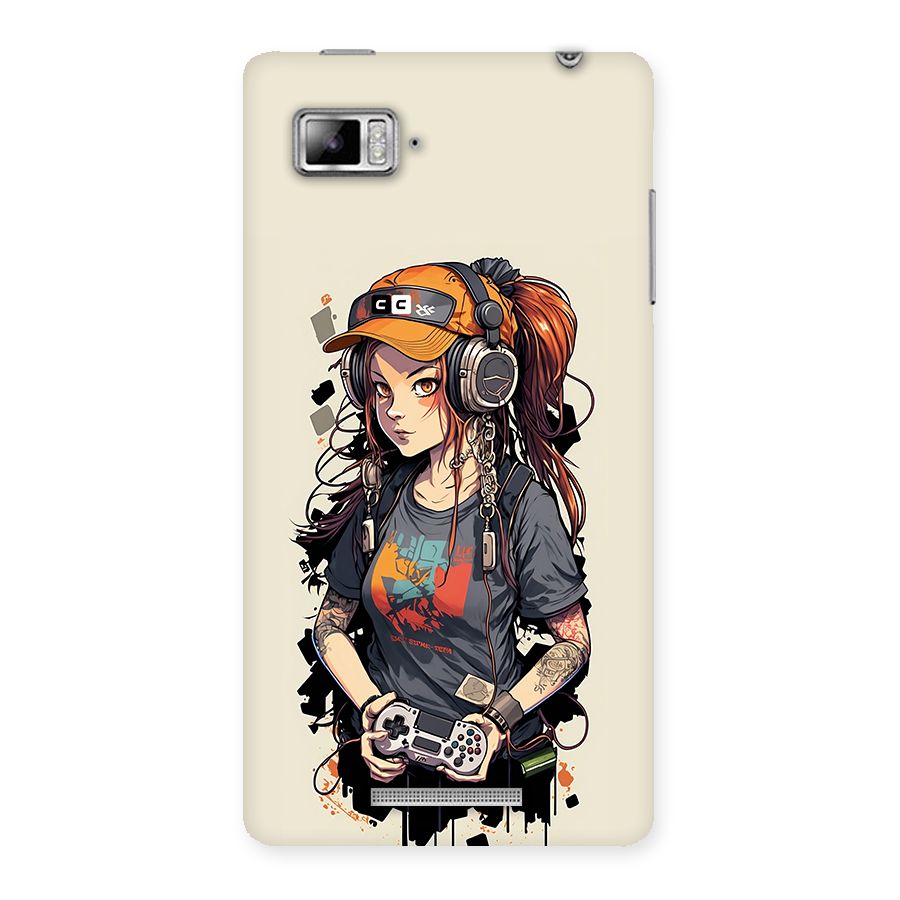 Cool Gamer Girl Back Case for Lenovo Vibe Z K910