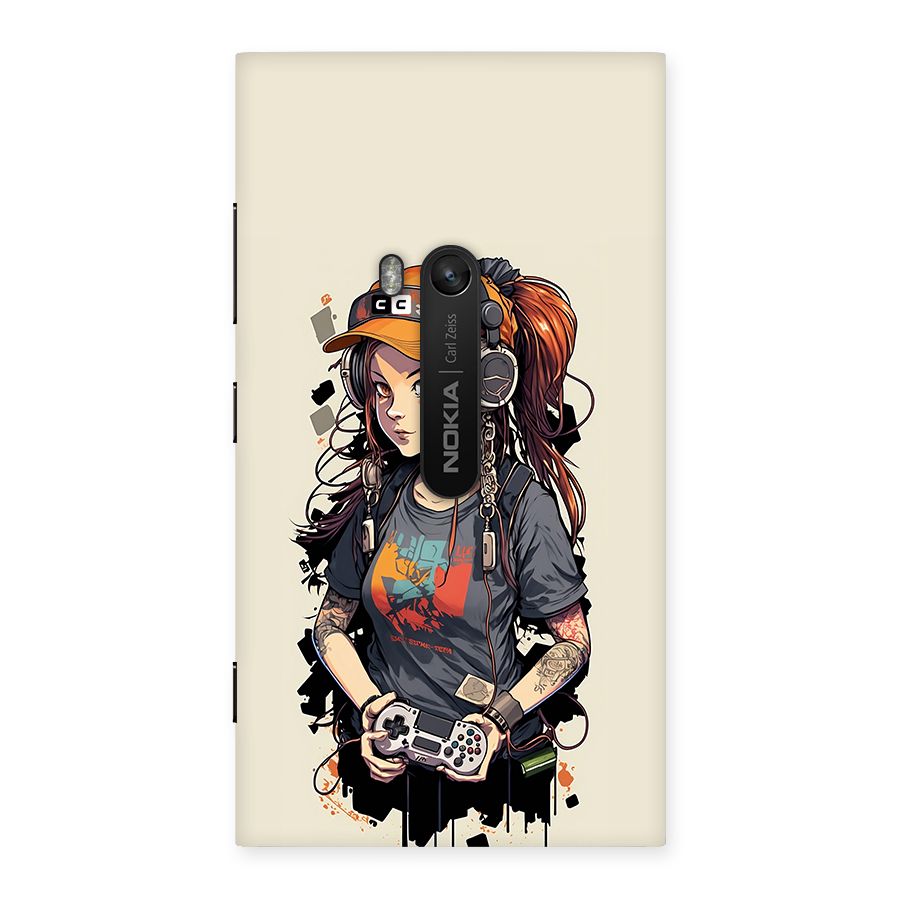 Cool Gamer Girl Back Case for Lumia 920