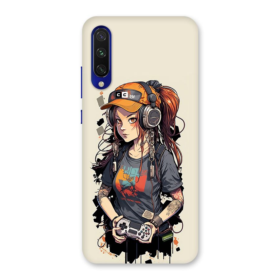 Cool Gamer Girl Back Case for Mi A3