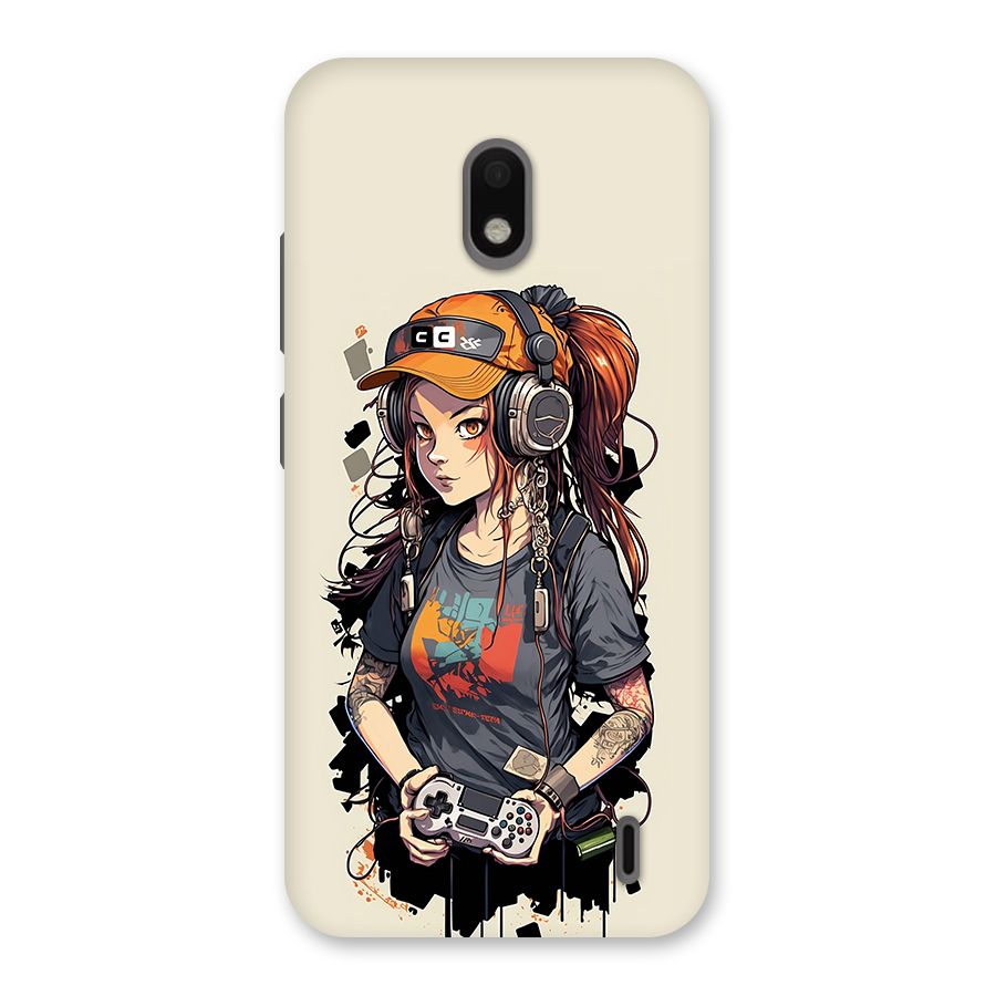 Cool Gamer Girl Back Case for Nokia 2.2