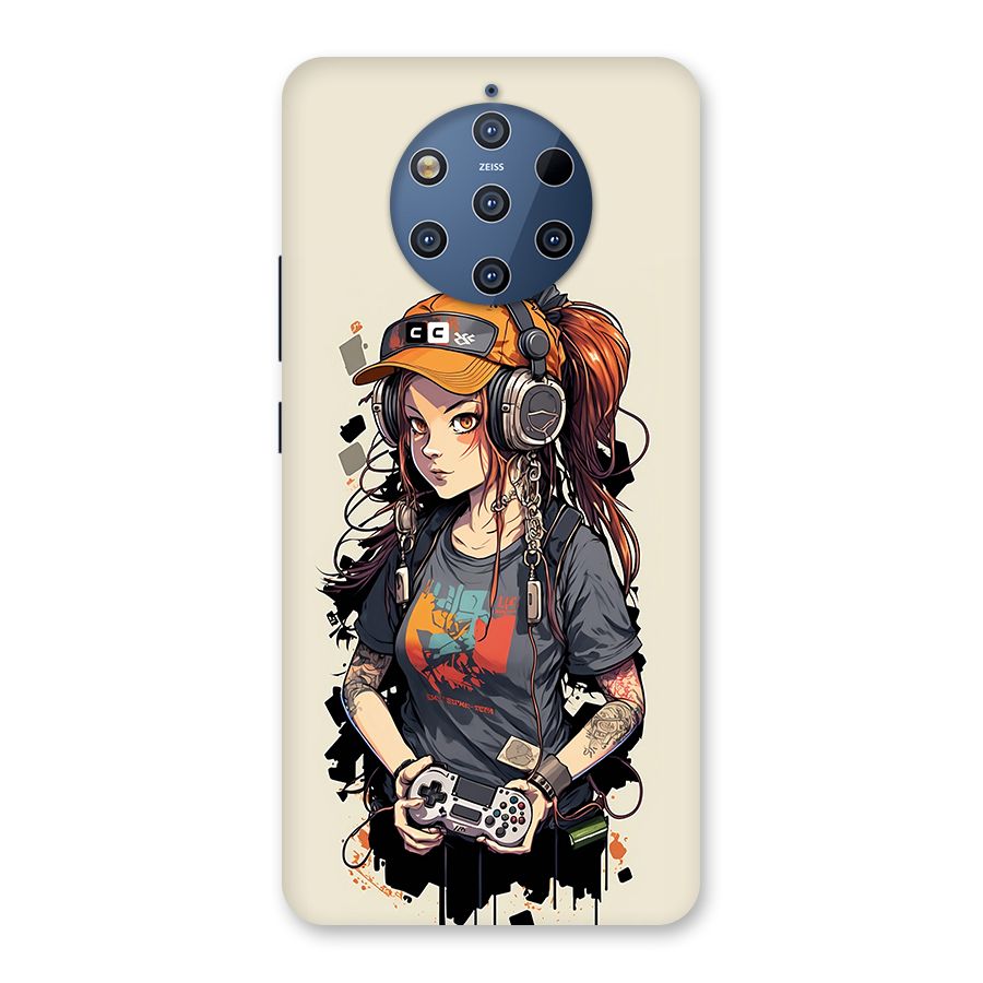 Cool Gamer Girl Back Case for Nokia 9 PureView
