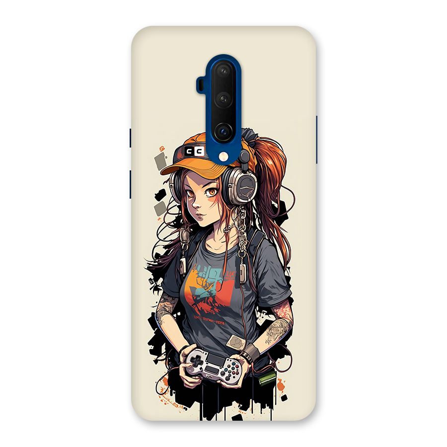 Cool Gamer Girl Back Case for OnePlus 7T Pro
