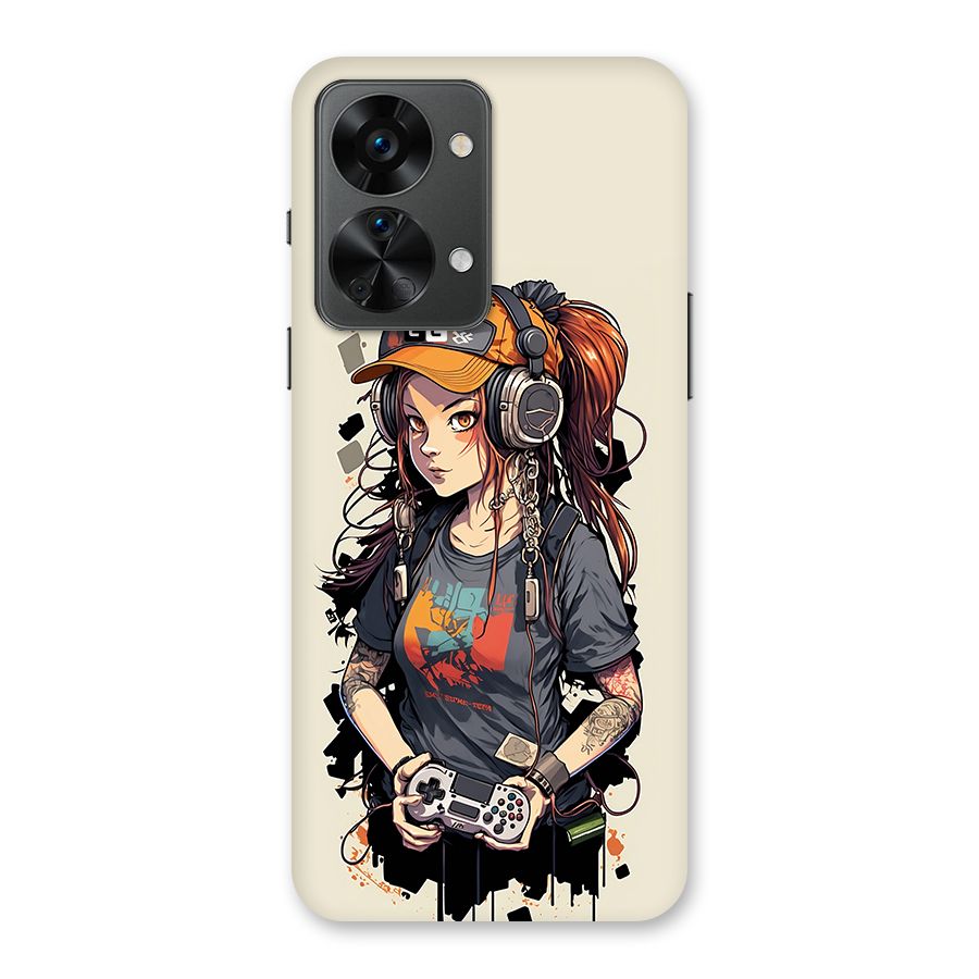 Cool Gamer Girl Back Case for OnePlus Nord 2T