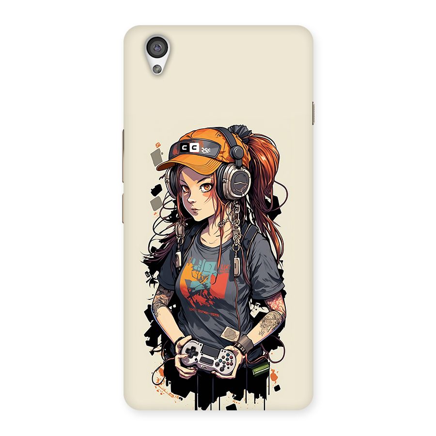 Cool Gamer Girl Back Case for OnePlus X