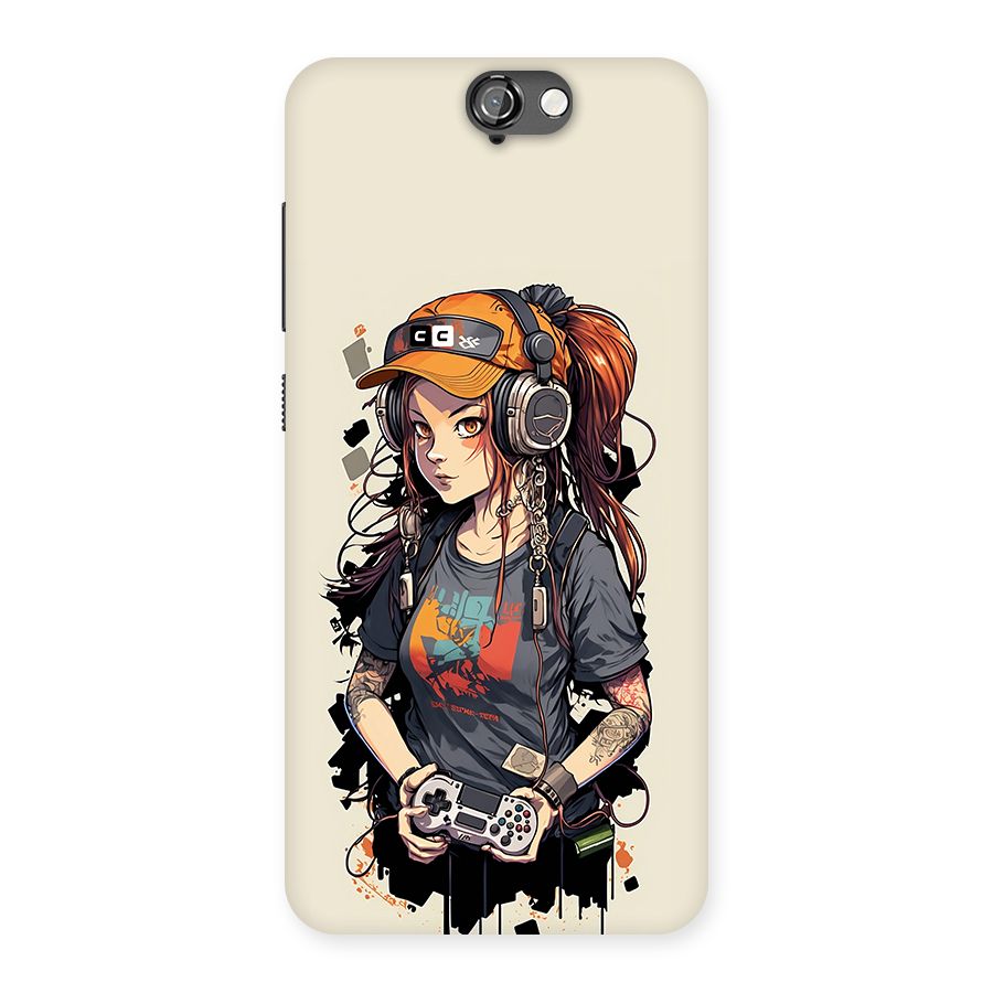 Cool Gamer Girl Back Case for One A9