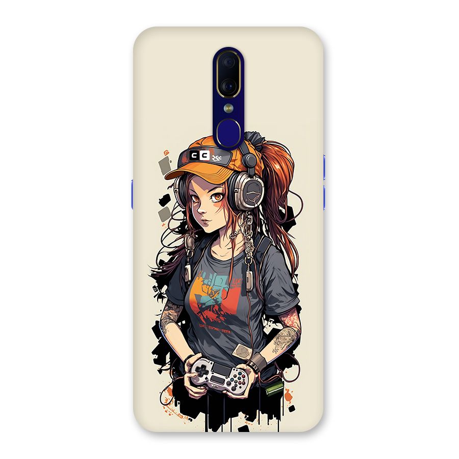 Cool Gamer Girl Back Case for Oppo A9