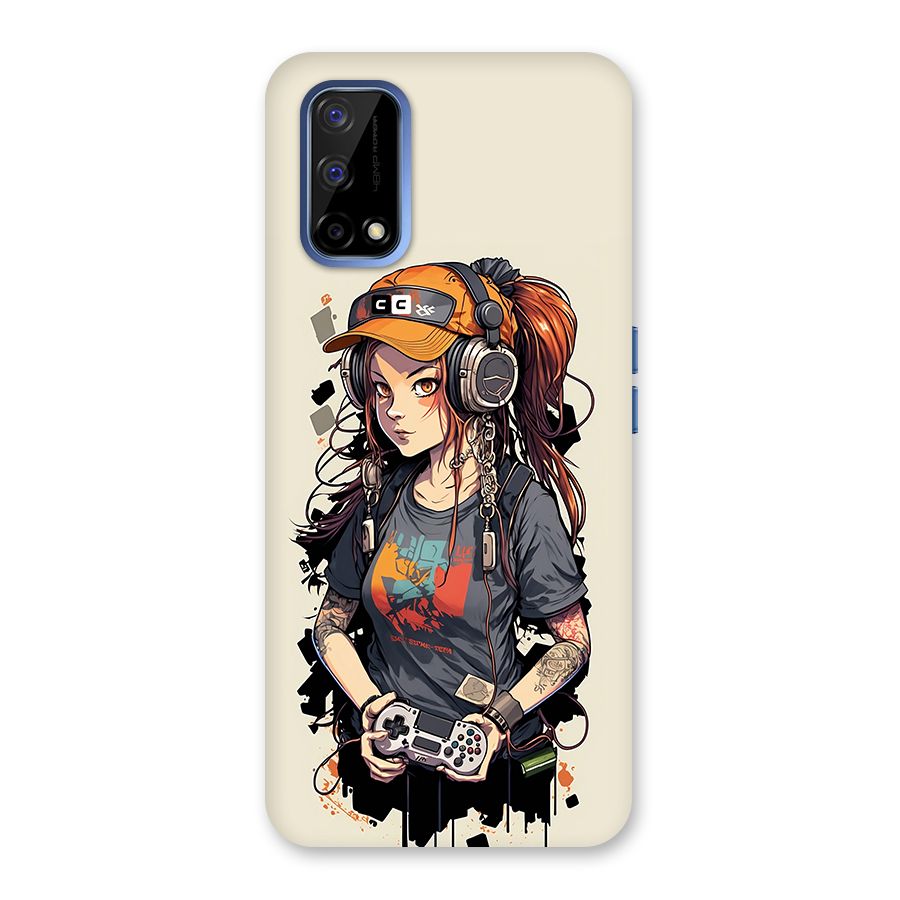 Cool Gamer Girl Back Case for Realme Narzo 30 Pro