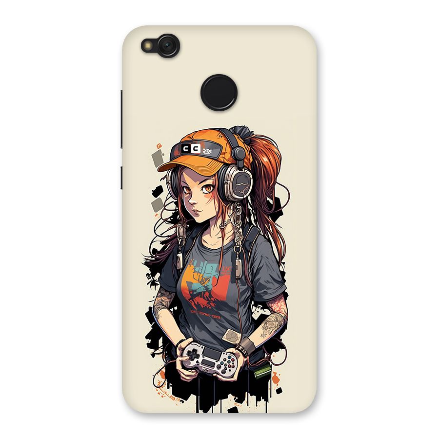 Cool Gamer Girl Back Case for Redmi 4