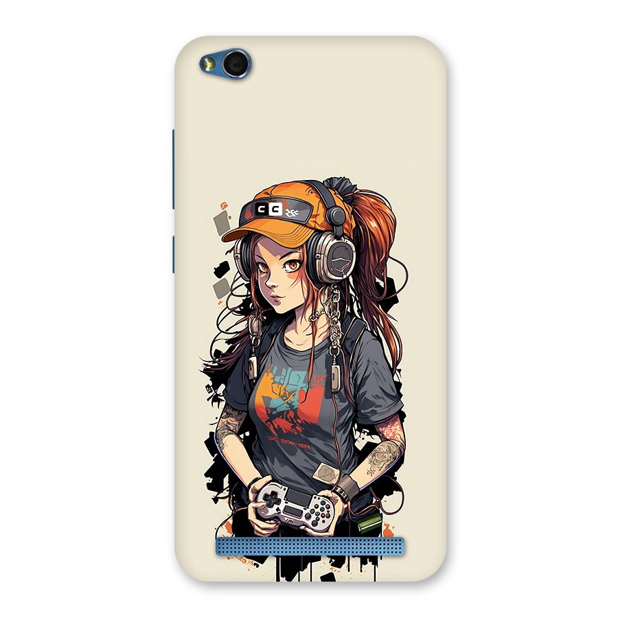 Cool Gamer Girl Back Case for Redmi 5A