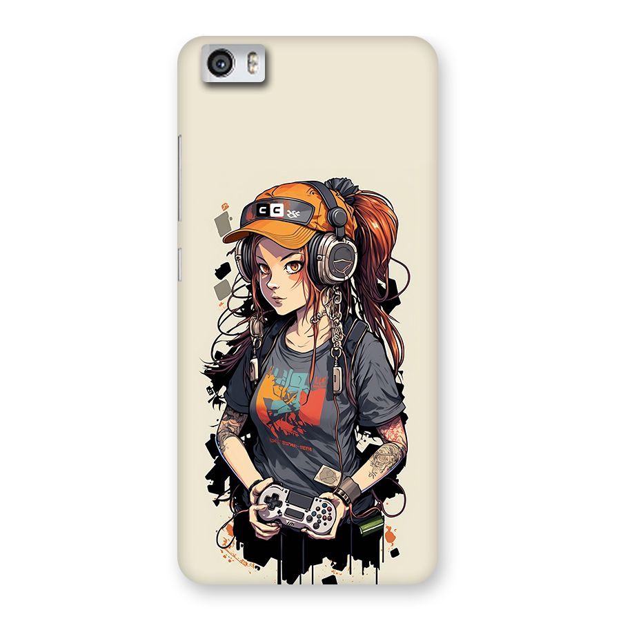 Cool Gamer Girl Back Case for Redmi Mi 5