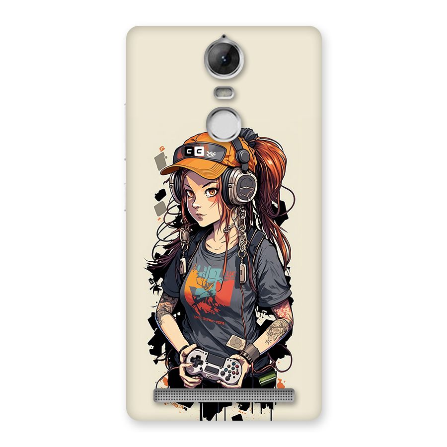 Cool Gamer Girl Back Case for Vibe K5 Note