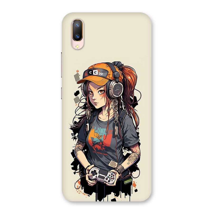 Cool Gamer Girl Back Case for Vivo V11 Pro