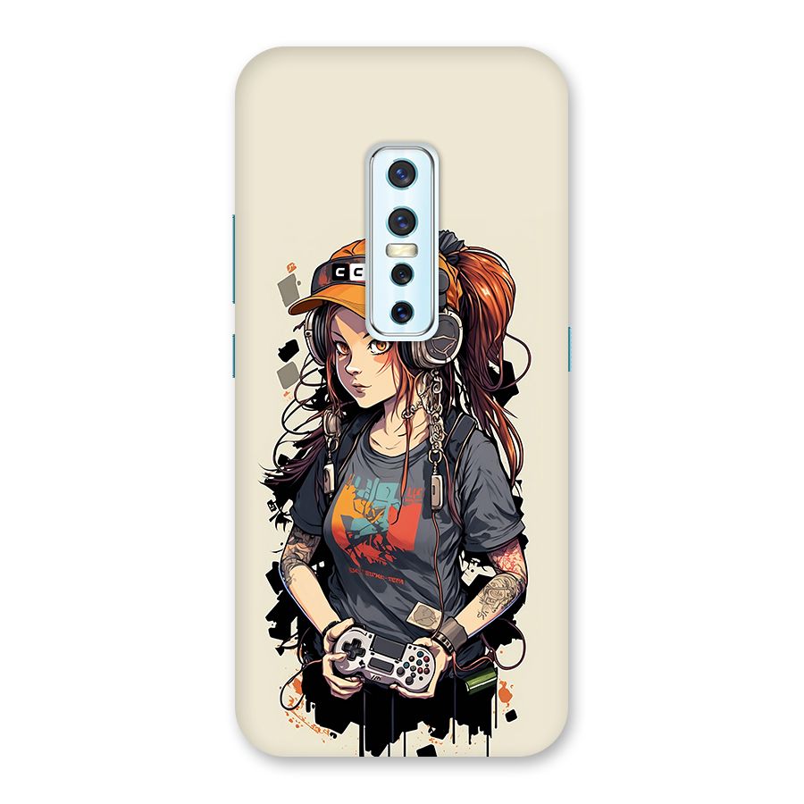 Cool Gamer Girl Back Case for Vivo V17 Pro