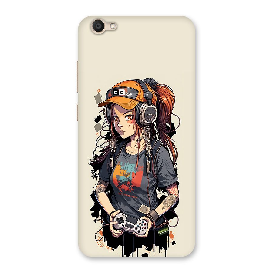 Cool Gamer Girl Back Case for Vivo V5
