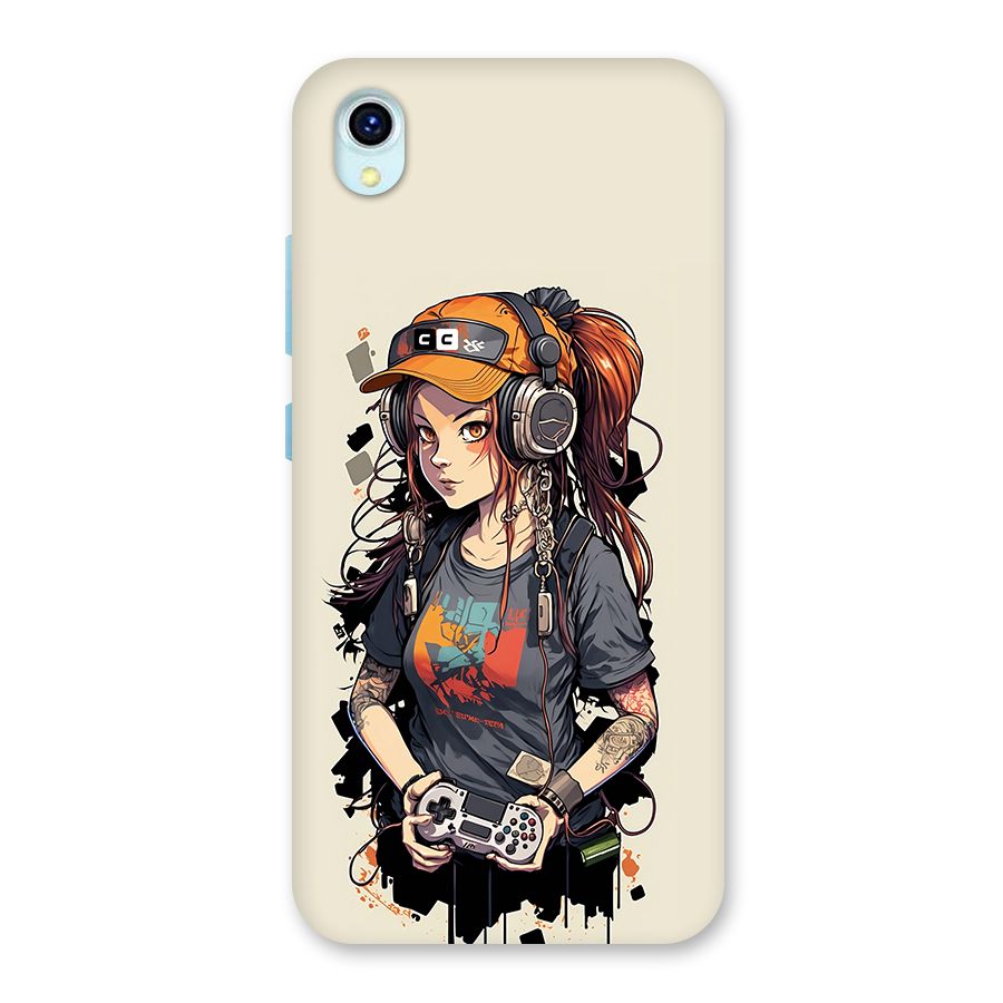 Cool Gamer Girl Back Case for Vivo Y1s