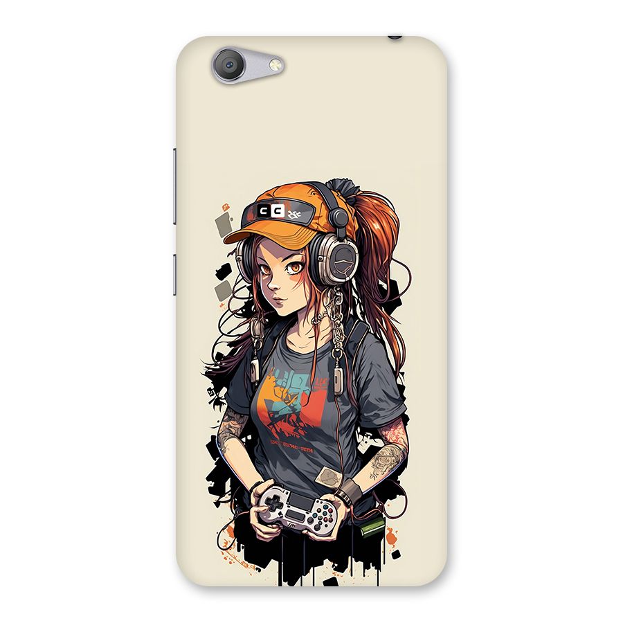 Cool Gamer Girl Back Case for Vivo Y53