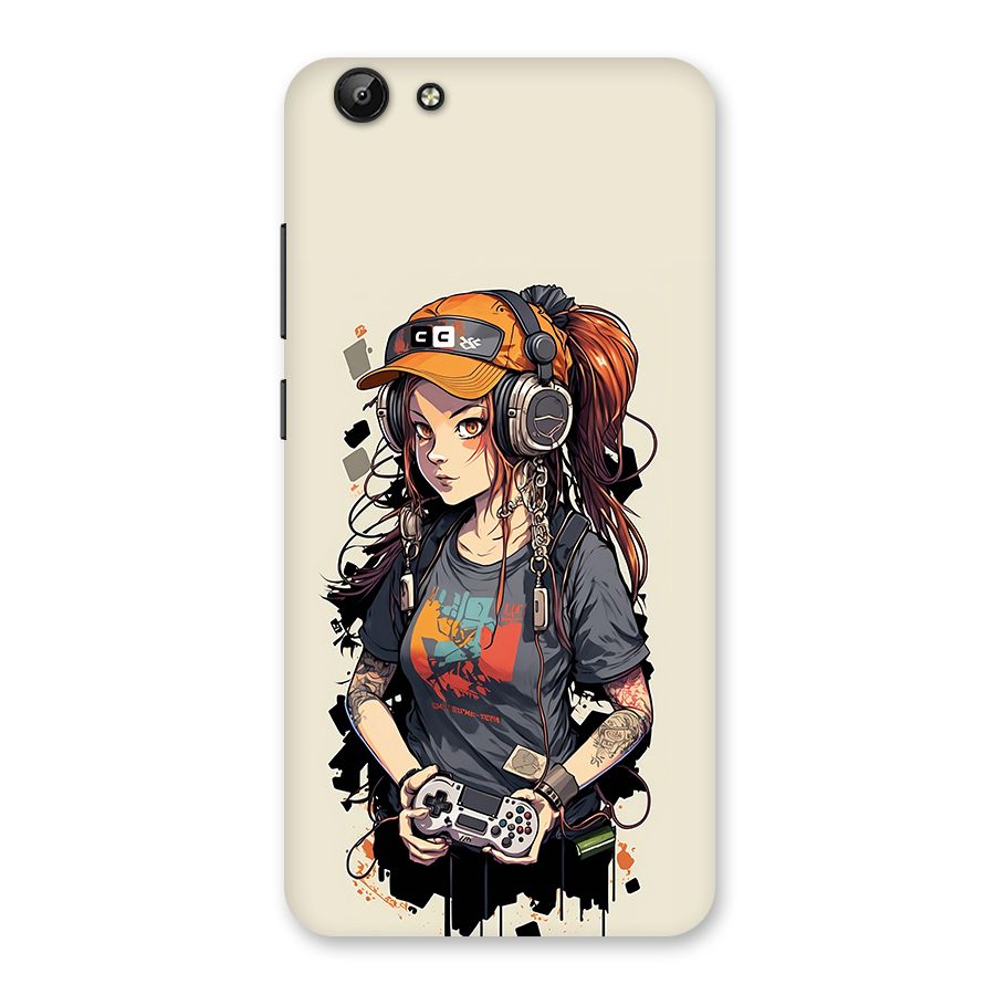 Cool Gamer Girl Back Case for Vivo Y69