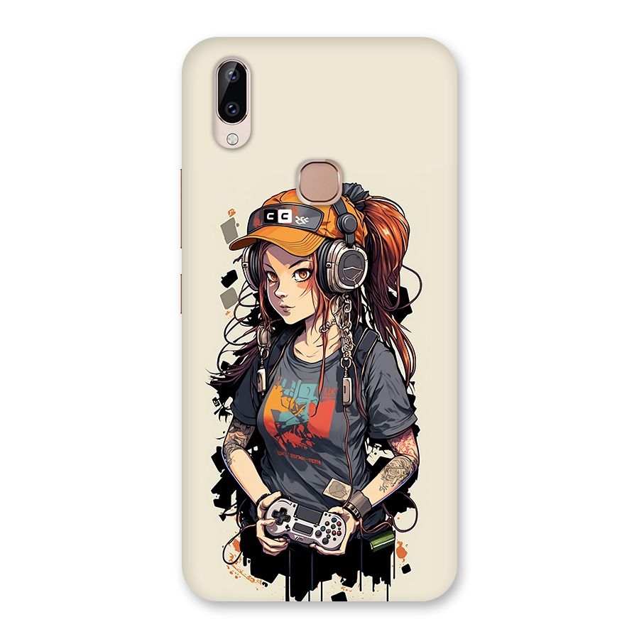 Cool Gamer Girl Back Case for Vivo Y83 Pro
