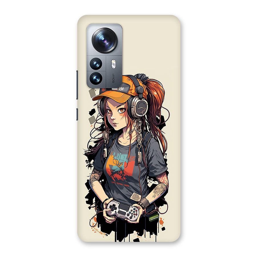 Cool Gamer Girl Back Case for Xiaomi 12 Pro