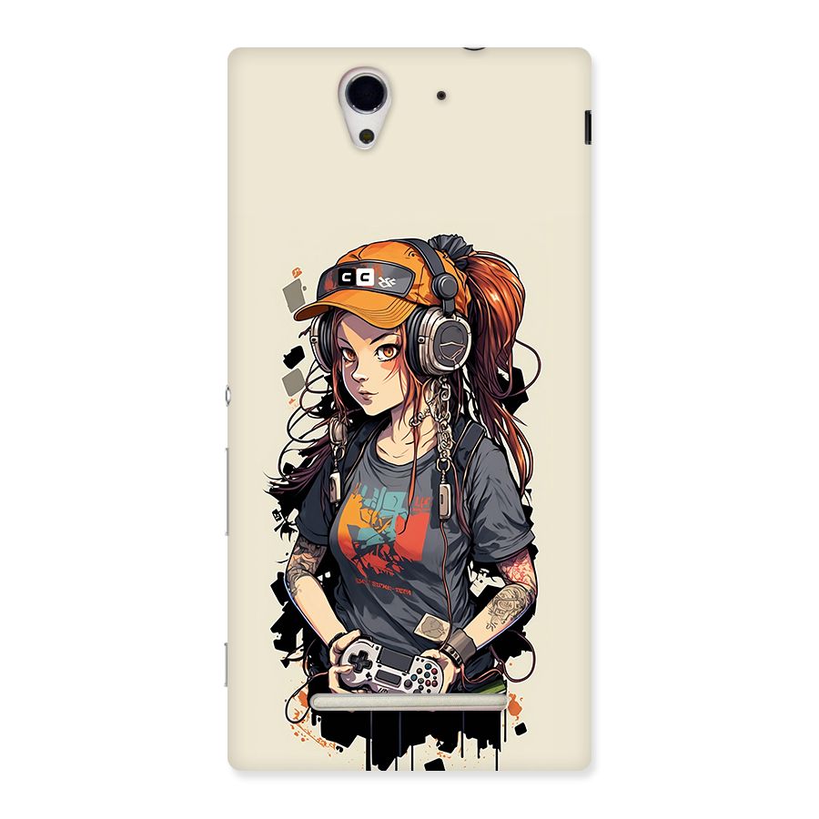 Cool Gamer Girl Back Case for Xperia C3