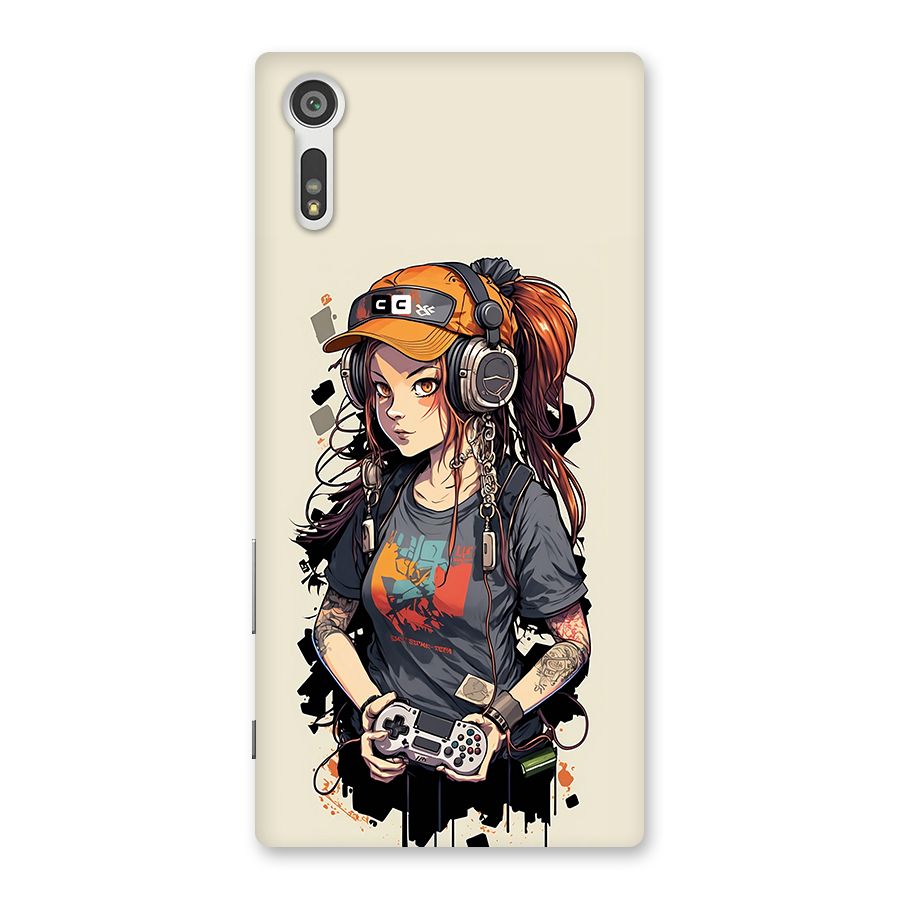 Cool Gamer Girl Back Case for Xperia XZ