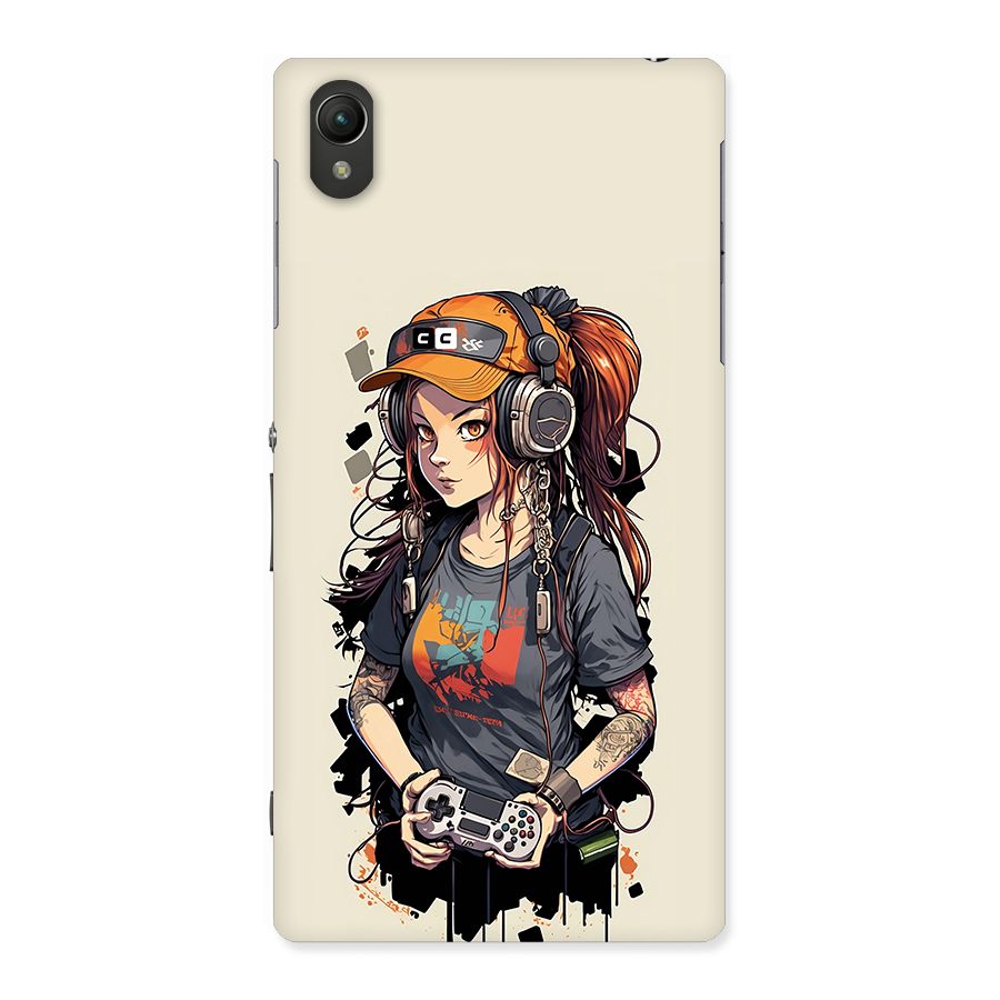 Cool Gamer Girl Back Case for Xperia Z1