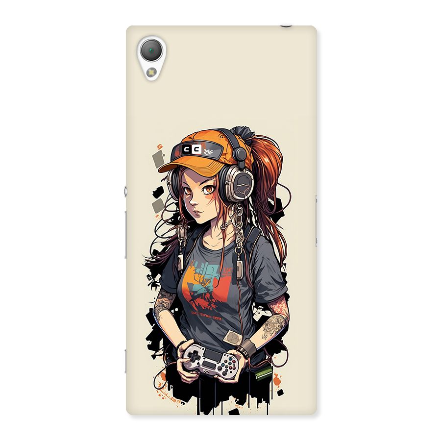 Cool Gamer Girl Back Case for Xperia Z3