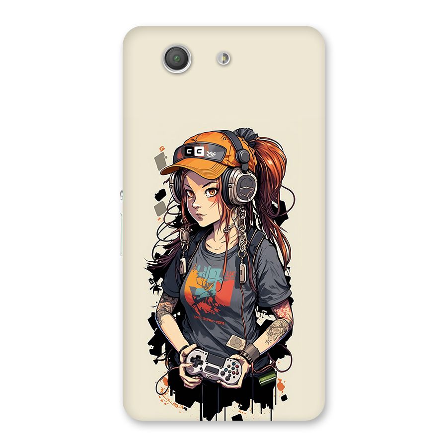 Cool Gamer Girl Back Case for Xperia Z3 Compact