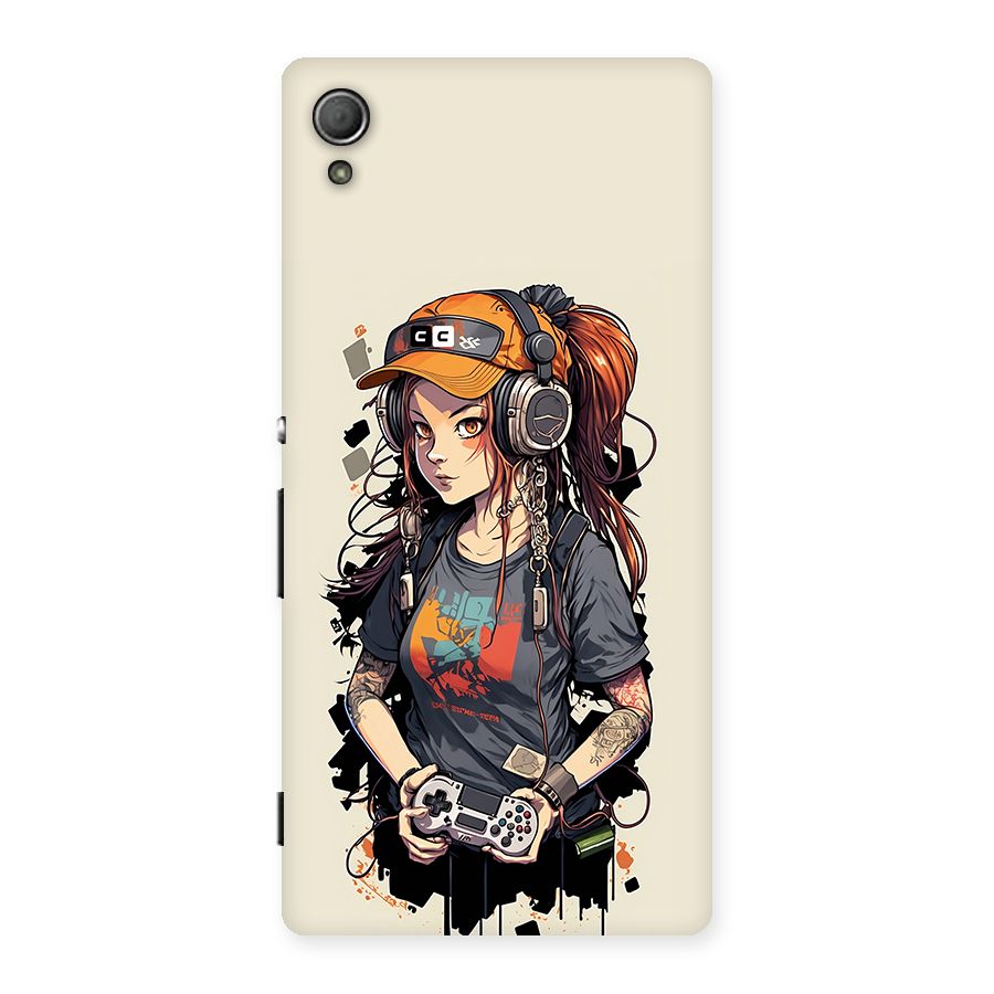 Cool Gamer Girl Back Case for Xperia Z3 Plus
