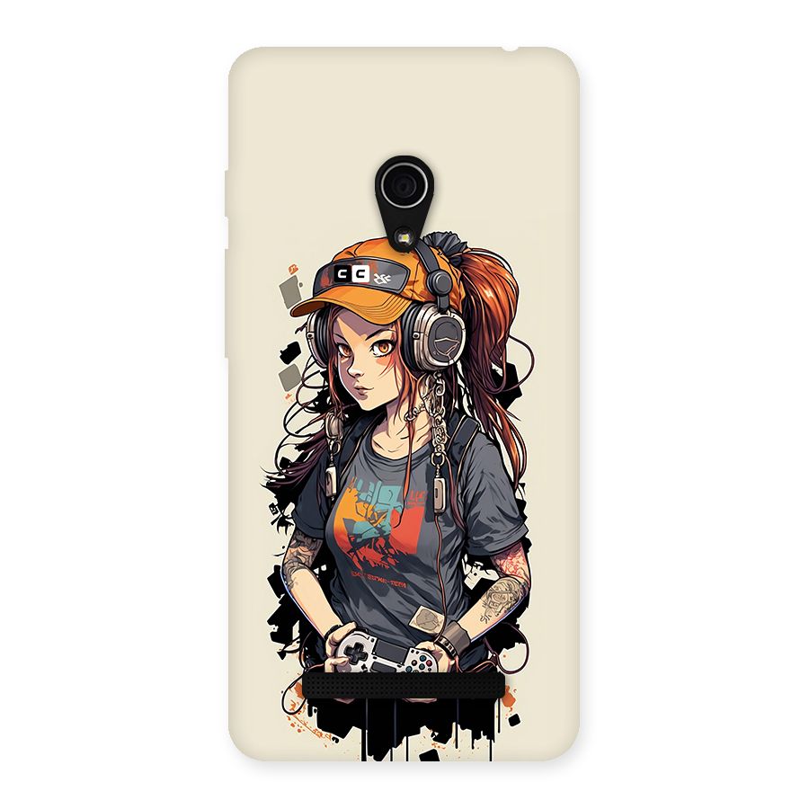 Cool Gamer Girl Back Case for Zenfone 5