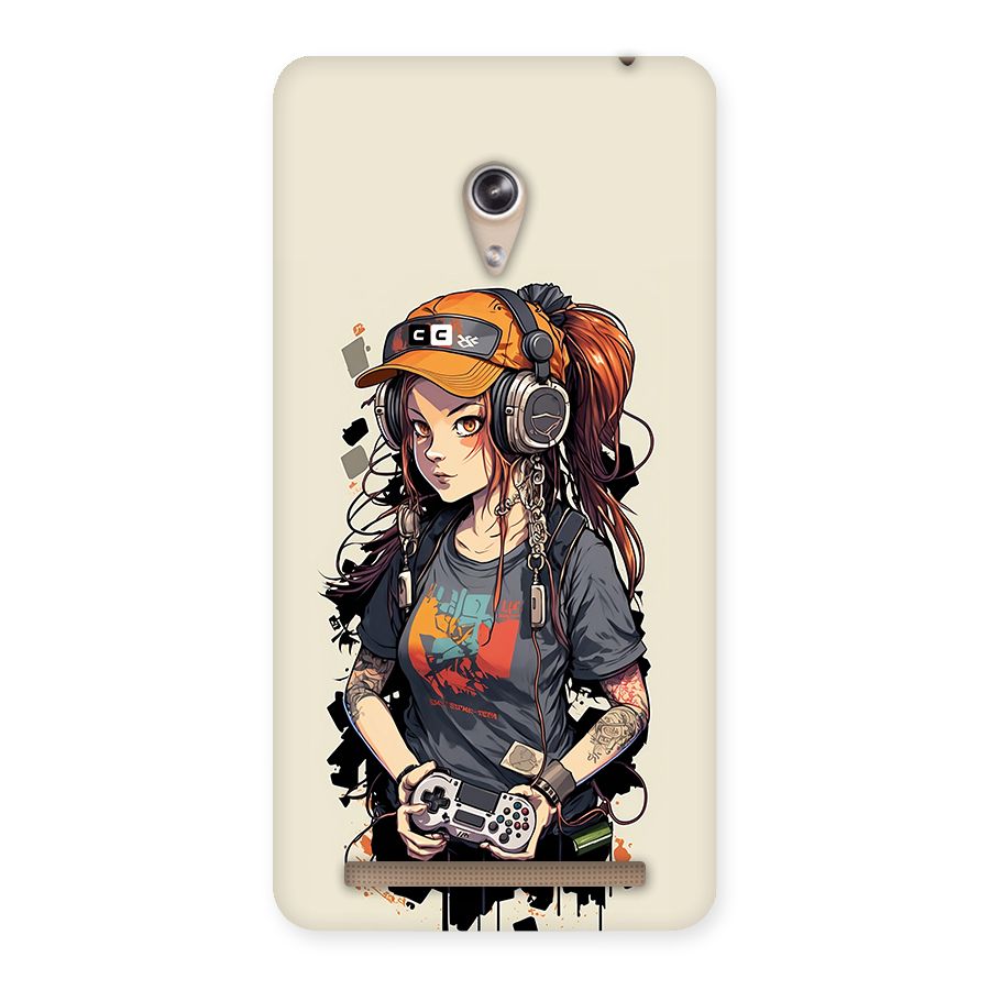 Cool Gamer Girl Back Case for Zenfone 6