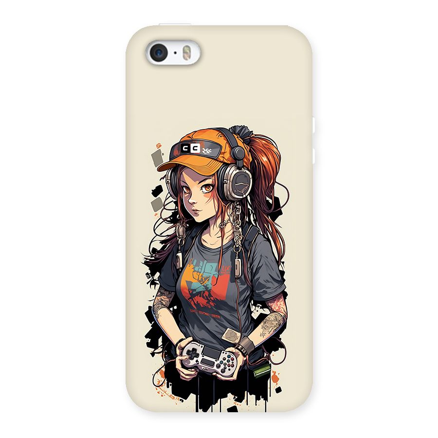 Cool Gamer Girl Back Case for iPhone 5 5s