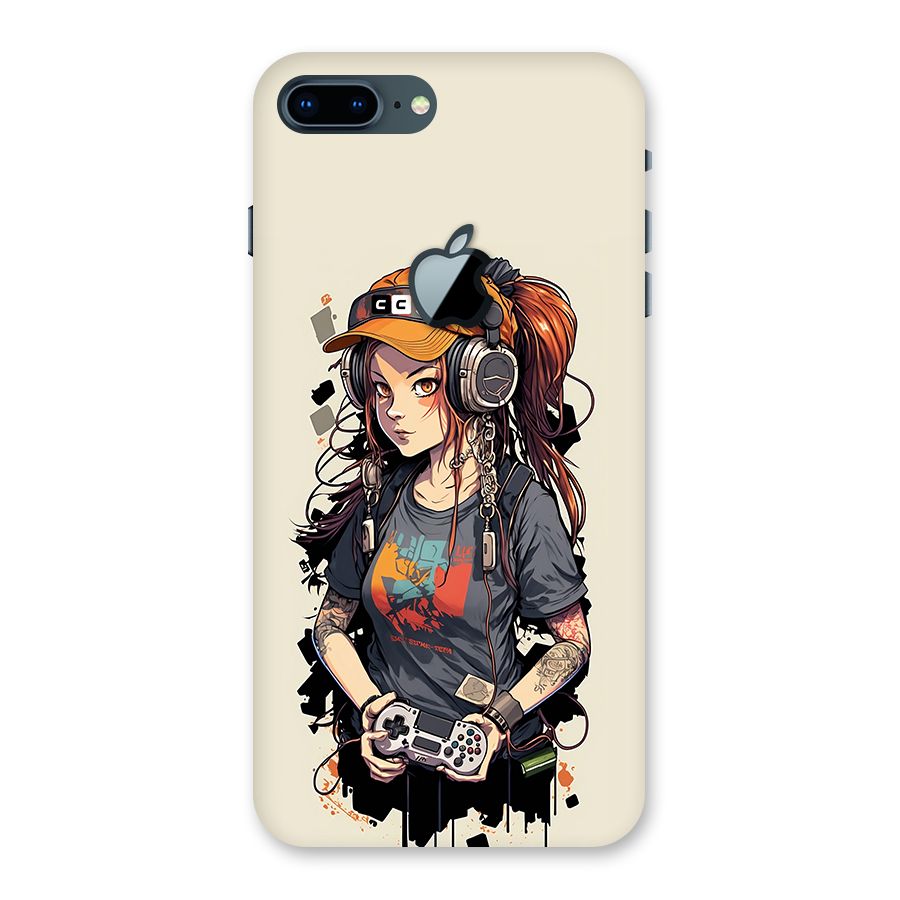 Cool Gamer Girl Back Case for iPhone 7 Plus Apple Cut