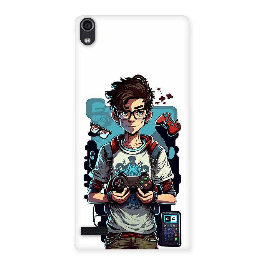 Cool Gamer Guy Back Case for Ascend P6