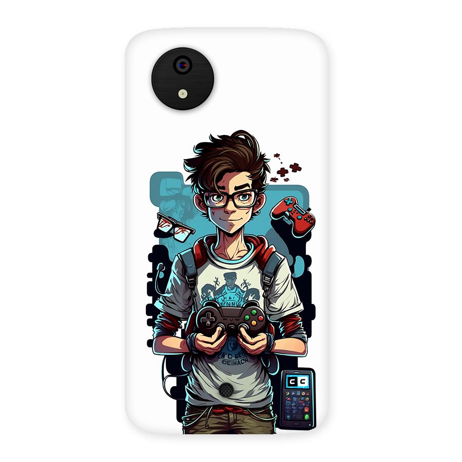 Cool Gamer Guy Back Case for Canvas A1  AQ4501