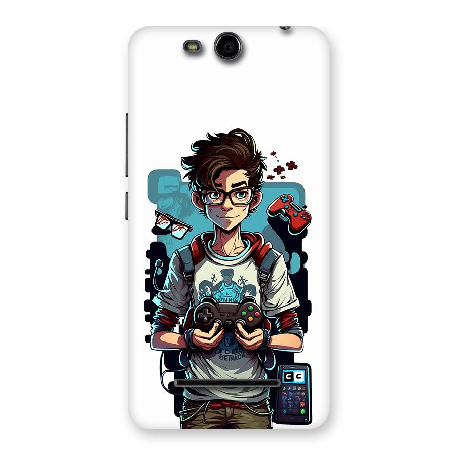 Cool Gamer Guy Back Case for Canvas Juice 3 Q392