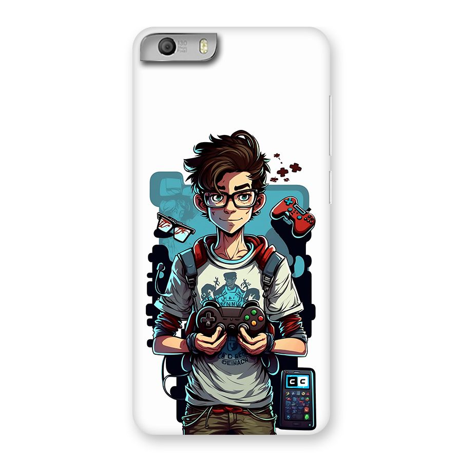 Cool Gamer Guy Back Case for Canvas Knight 2