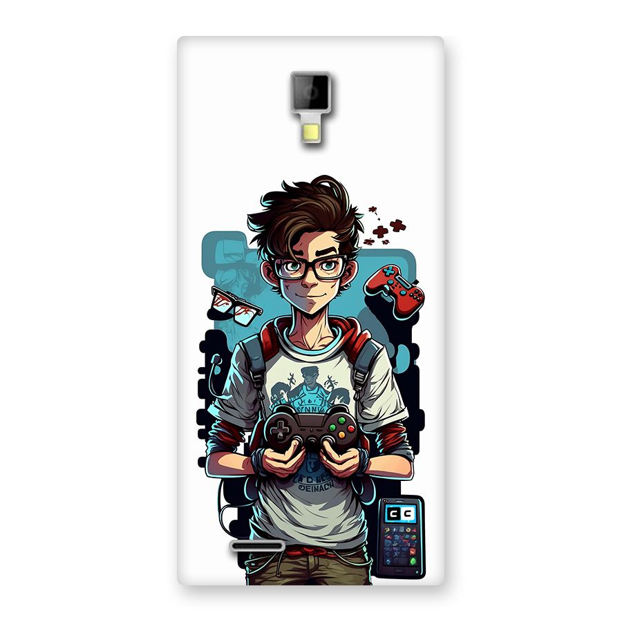 Cool Gamer Guy Back Case for Canvas Xpress A99