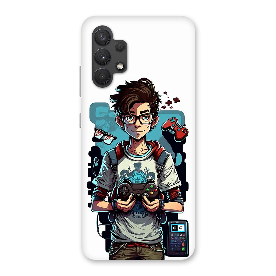 Cool Gamer Guy Back Case for Galaxy A32