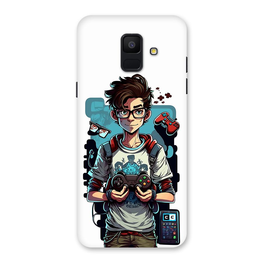 Cool Gamer Guy Back Case for Galaxy A6 (2018)