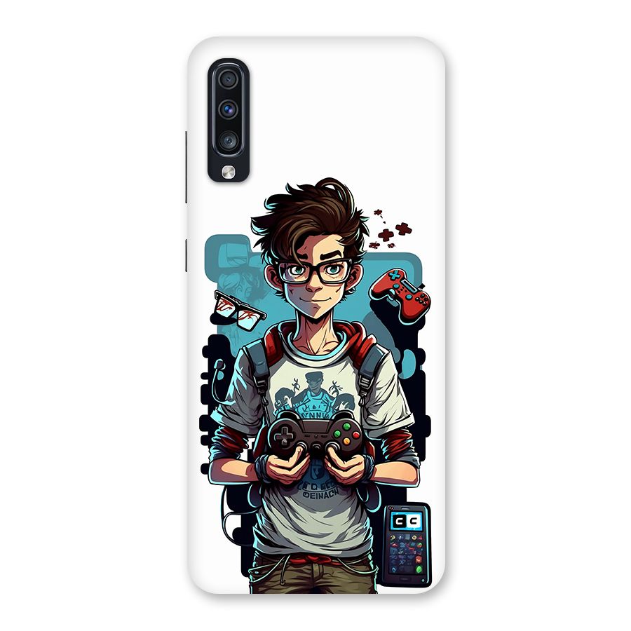 Cool Gamer Guy Back Case for Galaxy A70
