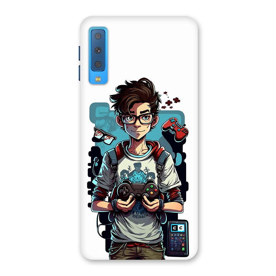 Cool Gamer Guy Back Case for Galaxy A7 (2018)