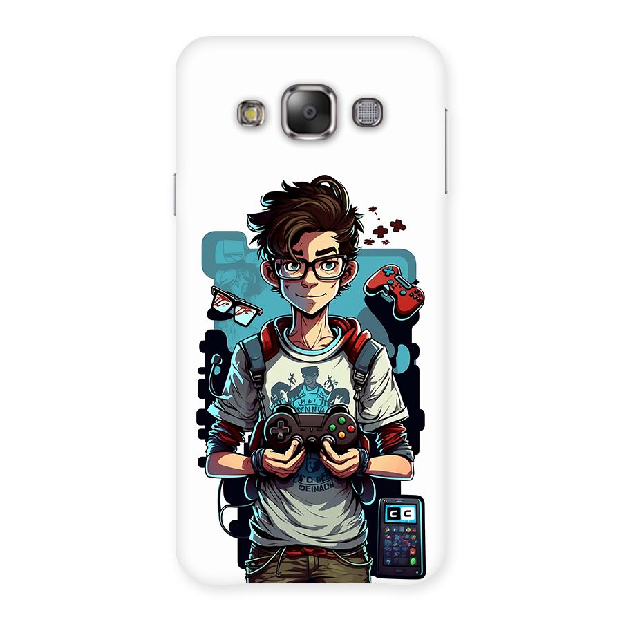 Cool Gamer Guy Back Case for Galaxy E7