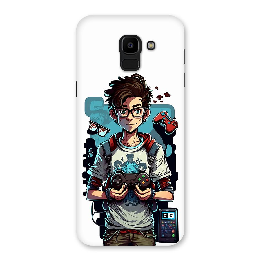 Cool Gamer Guy Back Case for Galaxy J6
